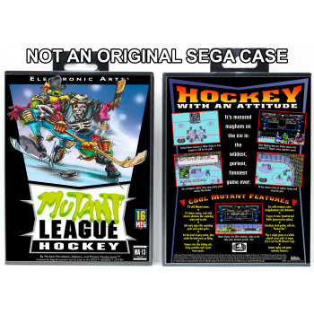 Mutant League Hockey (Display Box, Official Cartridge Will Not Fit)